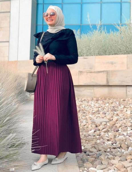 أفكار متنوعة لارتداء الجيب البليسيه