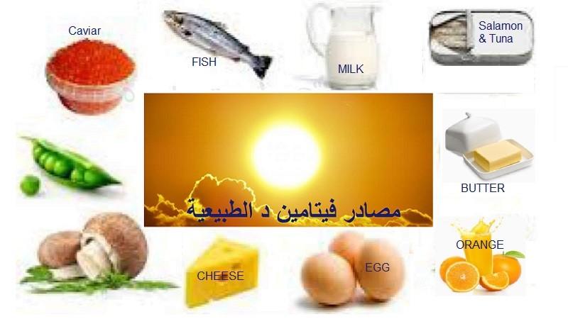تعرف على مصادر فيتامين د
