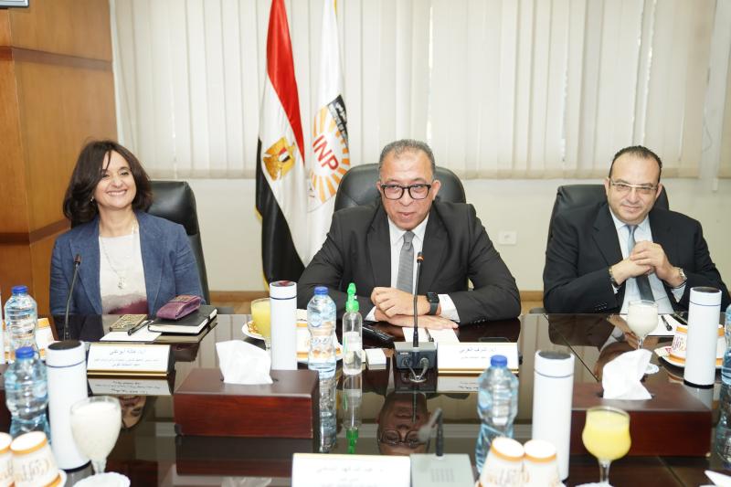 أ.د. أشرف العربي يستقبل المدير العام للمعهد العربي للتخطيط بالكويت لبحث سبل التعاون المشترك