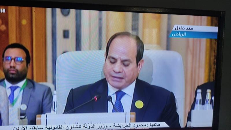 نص كلمة الرئيس السيسي منذ قليل في القمة العربية الإسلامية بالرياض