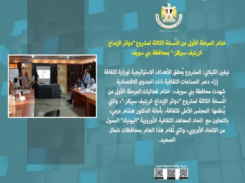 هذه هى أنشطة وزارة الثقافة هذا الأسبوع