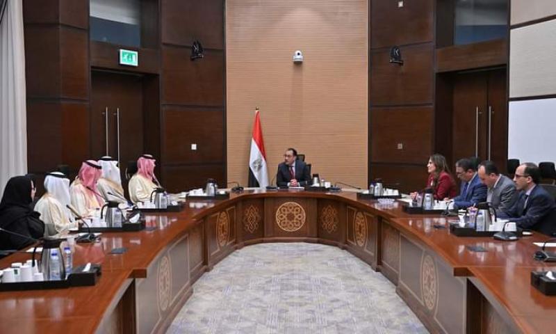 تفاصيل لقاء مصطفى مدبولي مع وزير الإعلام السعودي