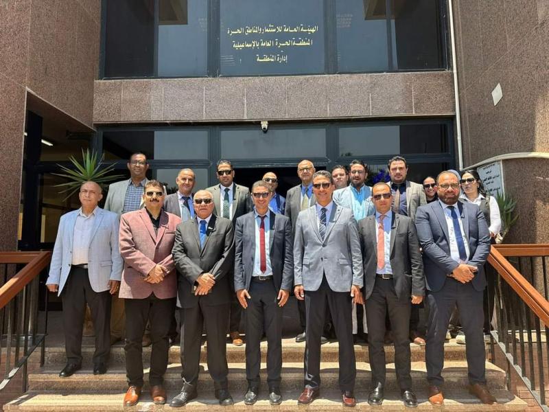 الشافعي يرافق وفد مغربي رفيع المستوي للإطلاع علي مقومات المنطقة الحرة بالإسماعيلية