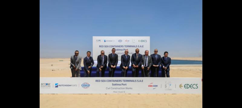 شركة إيديكس تفوز بعقد تنفيذ مشروع إنشاء محطة حاويات جديدة بميناء العين السخنة
