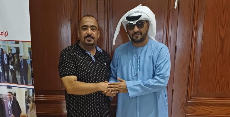 الإعلامي سيد الجارحي يلتقي مع سمو الشيخ محمد بن سلطان بن حمدان آل نهيان الوكيل القائم بأعمال حاكم الإمارات
