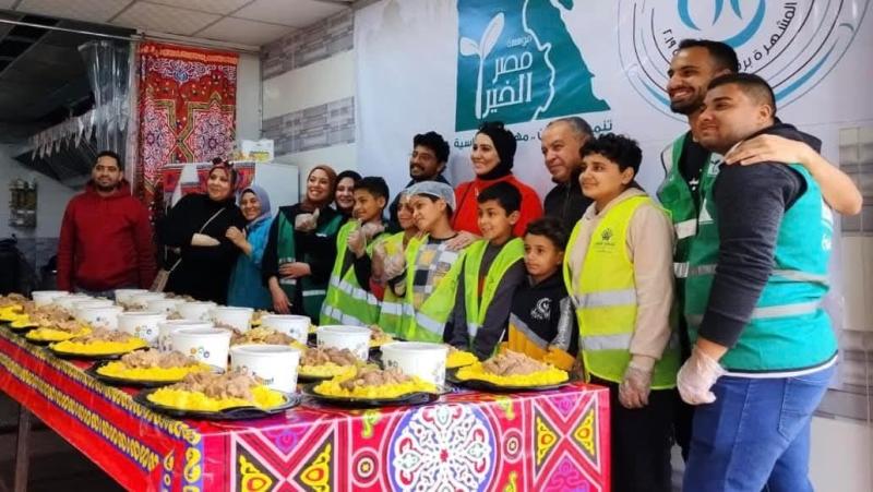 سفراء السعادة بالغربيه.. مثال للعمل الخيري في رمضان